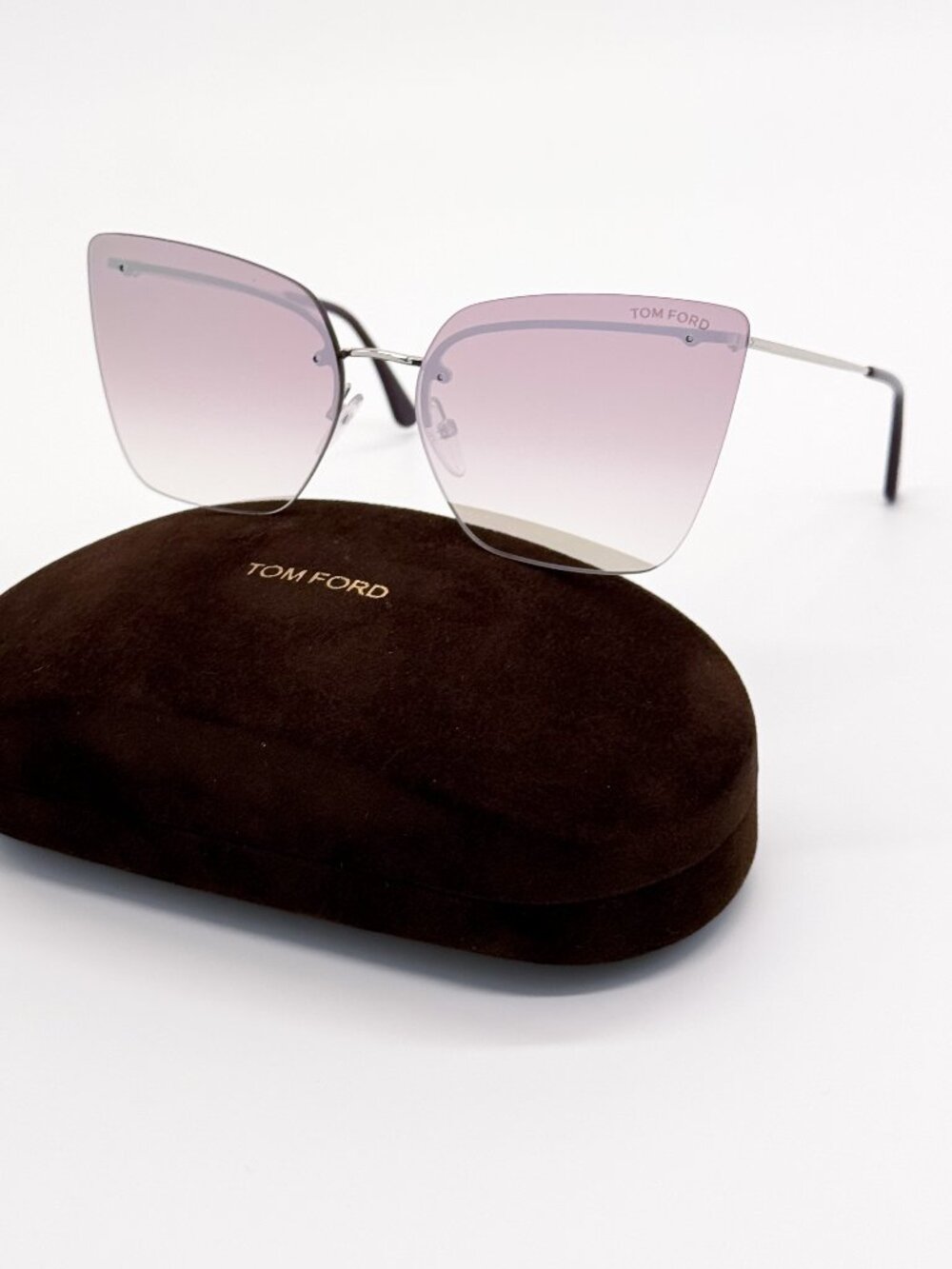 New Tom Ford Camilla-02 TF682 16Z Cat Eye Women Sunglasses Authentic